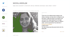 Desktop Screenshot of meerasriram.com